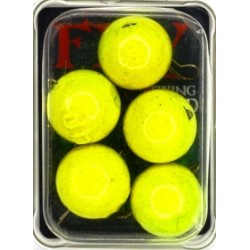 Грузило для лову риби, вухате, розбірне, 5шт/уп, колір Lime, вага 40г